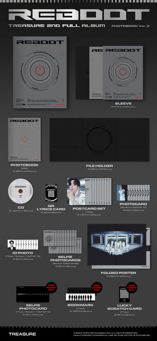 TREASURE 트레저 2ND ALBUM - REBOOT (Photobook Ver.)