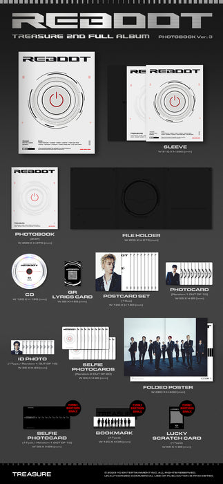 TREASURE 트레저 2ND ALBUM - REBOOT (Photobook Ver.)