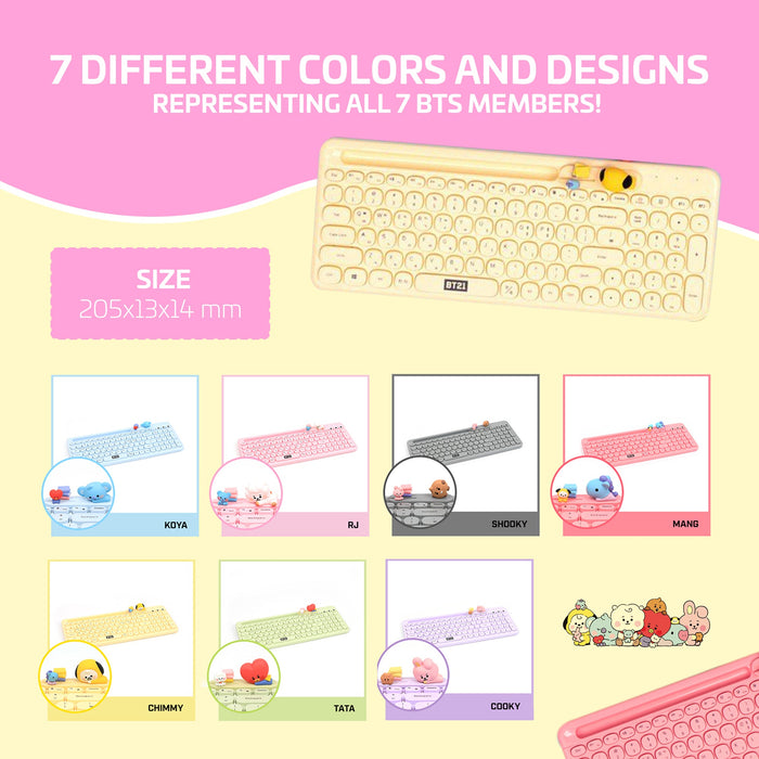 BT21 My Little Buddy Better Together - Bluetooth Keyboard