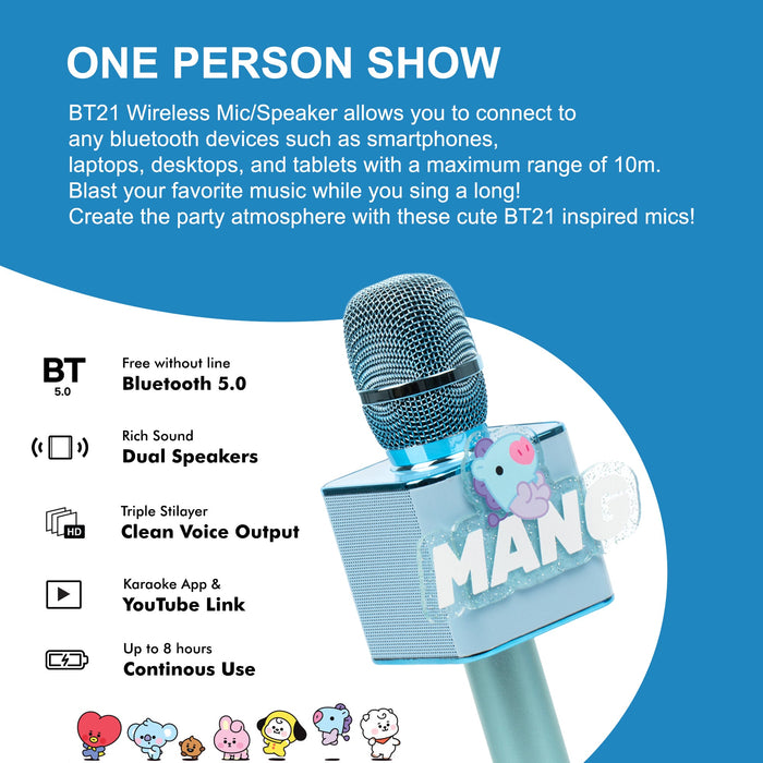 BT21 Official Bluetooth Microphone/Speaker