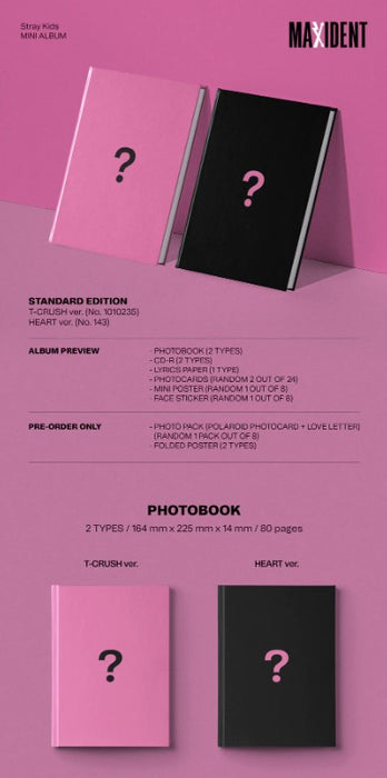 STRAY KIDS - Mini Album: MAXIDENT