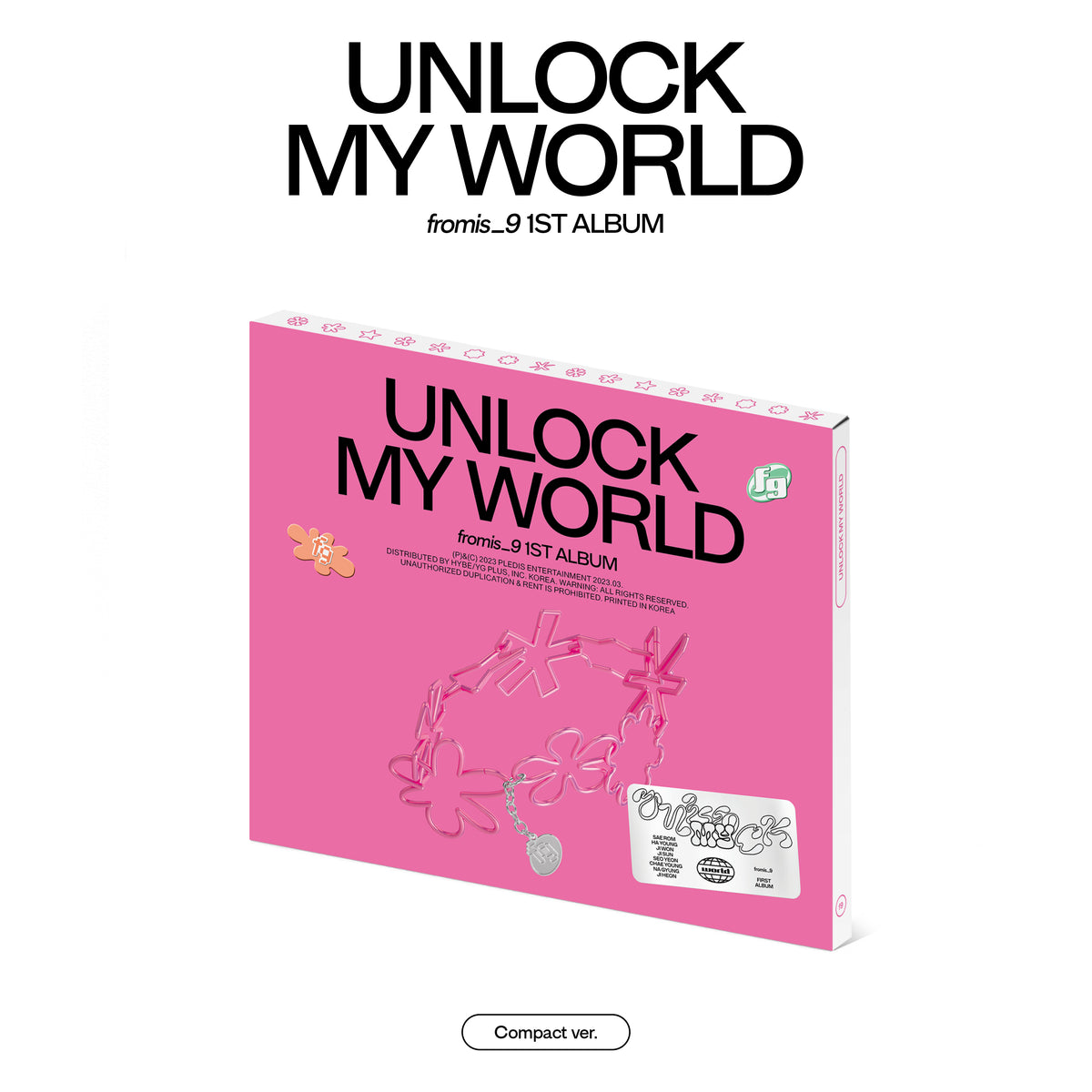 fromis_9 프로미스나인] 1st Album - Unlock My World (Compact Ver