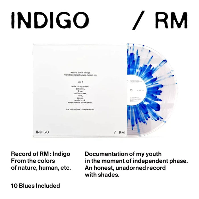 RM (BTS) - 1st Solo Album [INDIGO] Vinyl LP Limited Edition