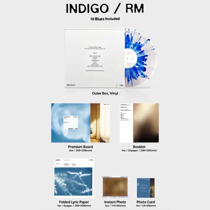 RM (BTS) - 1st Solo Album [INDIGO] Vinyl LP Limited Edition