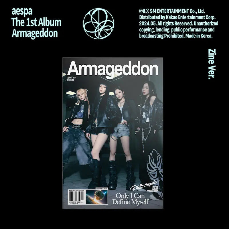 aespa 本人サイン入り Armageddon 1st Album AESPA - VOL.1 [Armageddon] Zine Ver. — K-PLAYLIST.COM