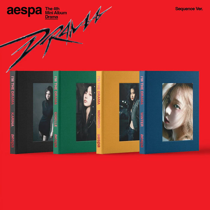 AESPA - 4th Mini Album 'DRAMA' (Sequence Ver.)