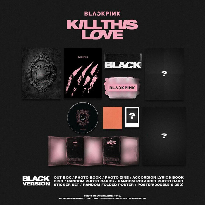 BLACKPINK - 2nd Mini Album: KILL THIS LOVE (2 Photocards)