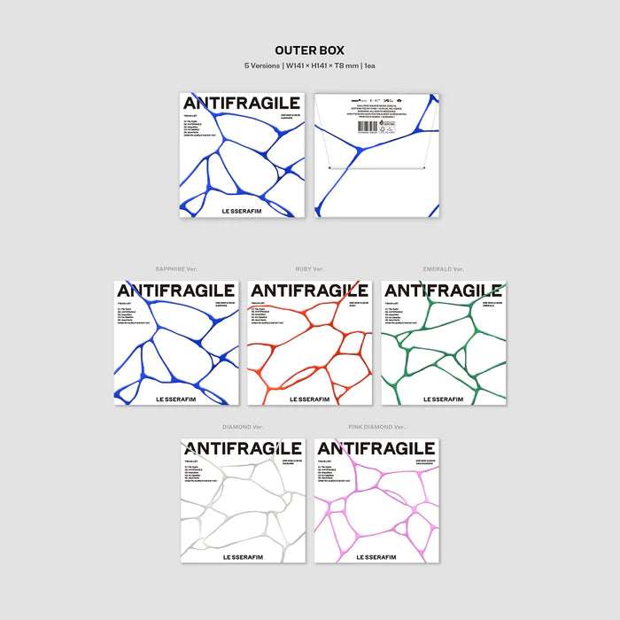 LE SSERAFIM - 2nd Mini Album: Antifragile [Compact Ver.]