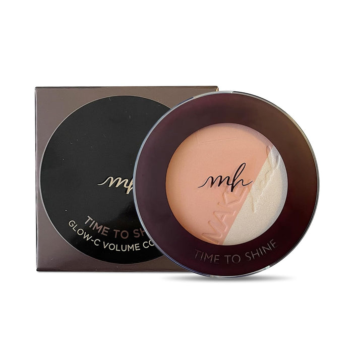 [MAKEheal] Glow-C Volume Contour (2-in-1 Blush & Highlighter with Built-In Brush)