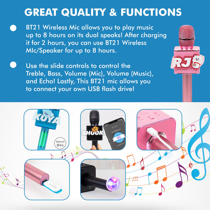 BT21 Official Bluetooth Microphone/Speaker