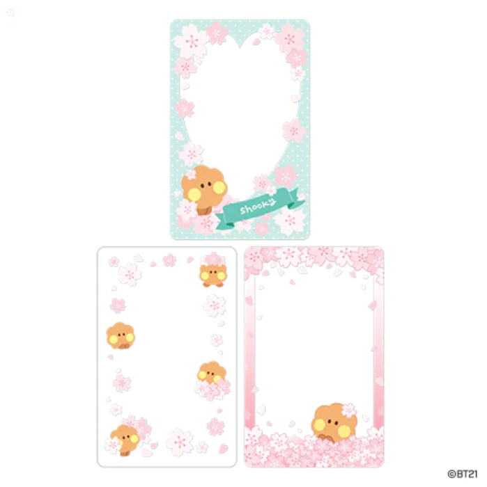 BT21 Minini Cherry Blossom Photocard Frame