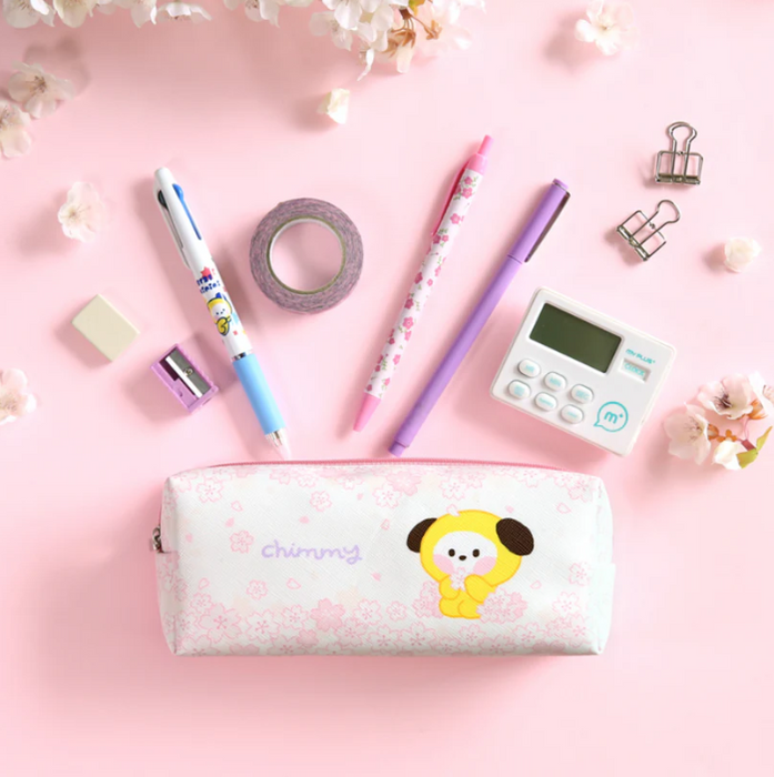 BT21 Minini Cherry Blossom Pen Case Pouch