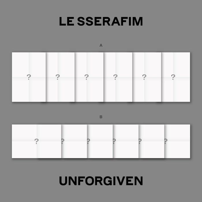 LE SSERAFIM - 1st Studio Album: UNFORGIVEN [Weverse Ver.]
