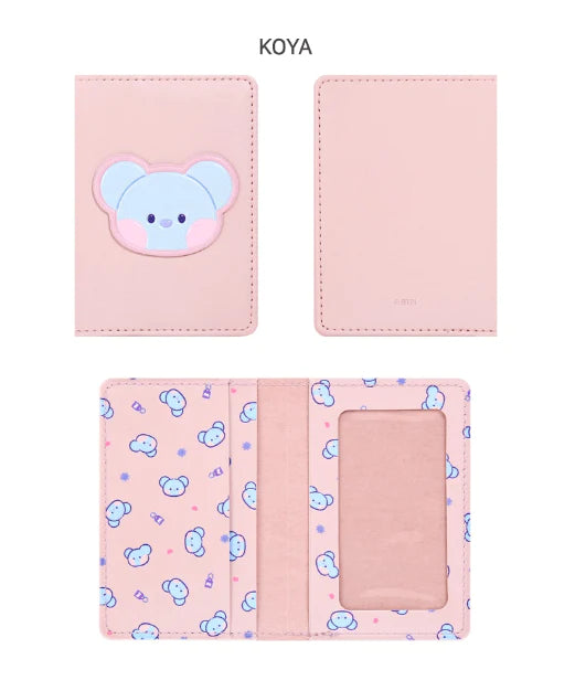 BT21 minini Leather Patch Passport Cover