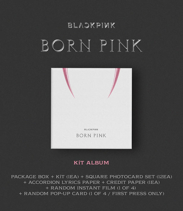 BLACKPINK-[Square Up]1st Mini Album 2 SET CD+Book+Lyrics+Selfie+Card+Gift