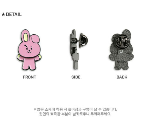 BT21 Minini - Metal Swing Pin Badge